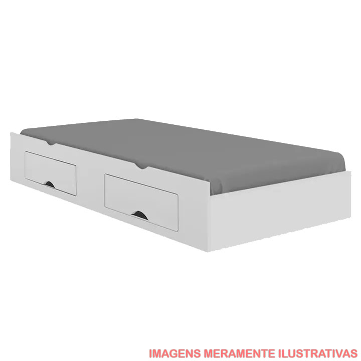 Cama Auxiliar Box C/02 Gavetas