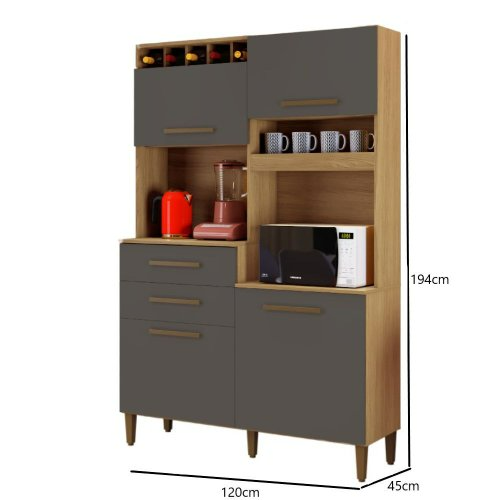 Armário de Cozinha França , 4 Portas