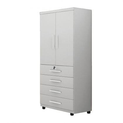 Guarda Roupa Conjugado New Maia , 2 Portas - Benetil Móveis