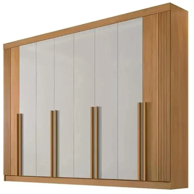 Guarda Roupa Daymond Casal , 8 Portas e 8 Gavetas - D Doro