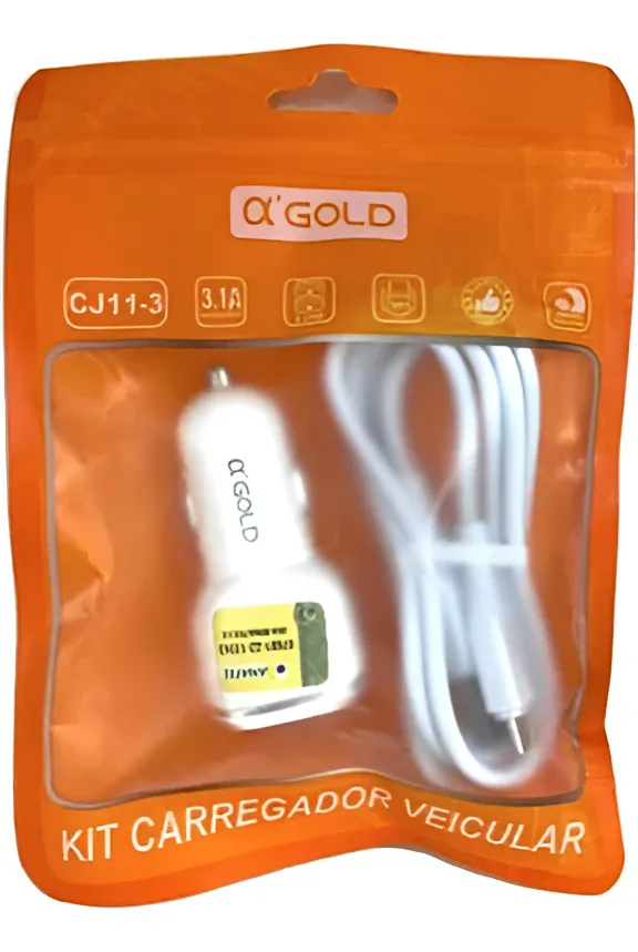 Carregador Veicular Tipo C , Cj11-3 - Agold