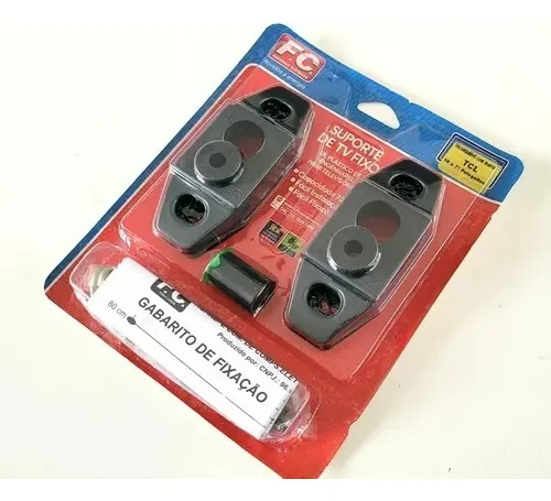 Suporte Para Tv Fixo Universal Com Gabarito - F.C