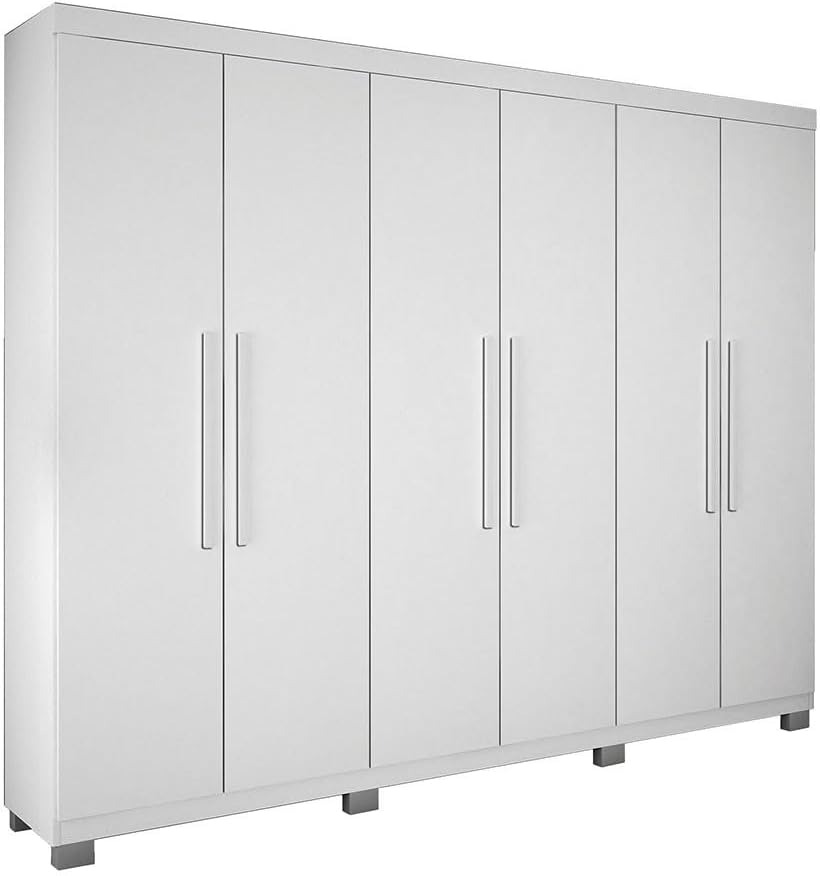 Guarda Roupa New Master 6 Portas 4 Gavetas - Benetil