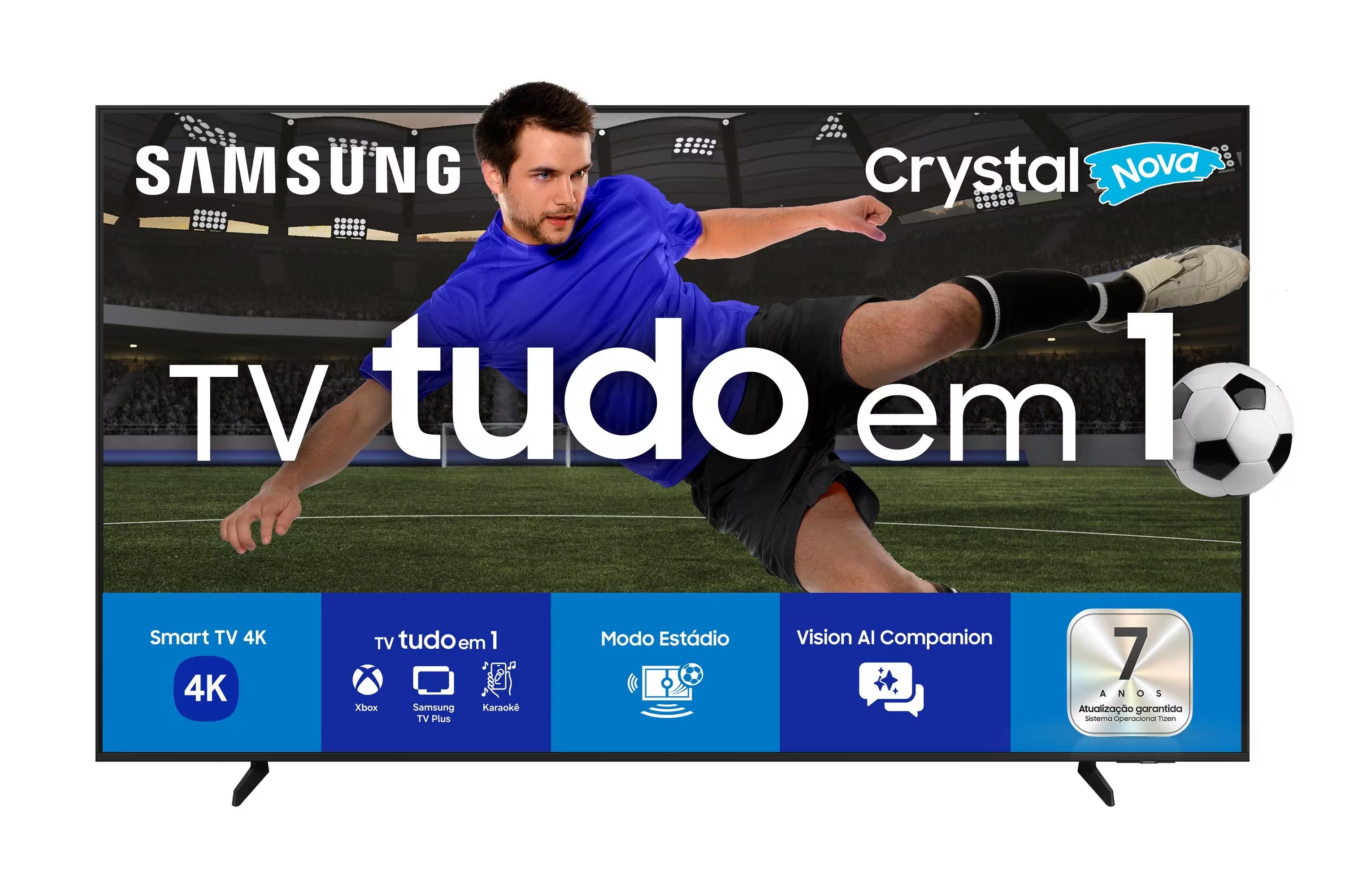 Smart TV 65" 4K Samsung Crystal